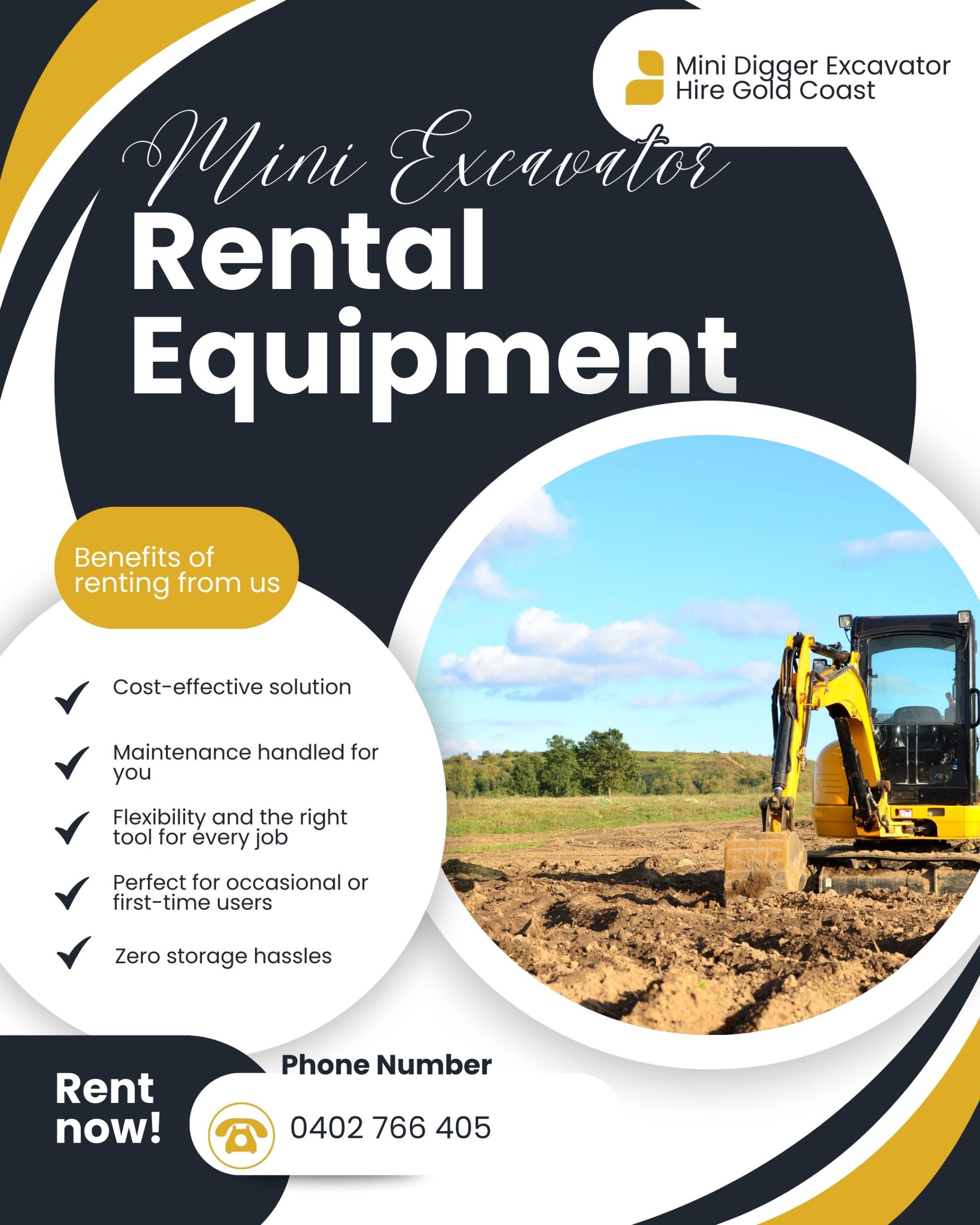 Read more about the article Discover the Benefits of Mini Digger Excavator Gold Coast Hire